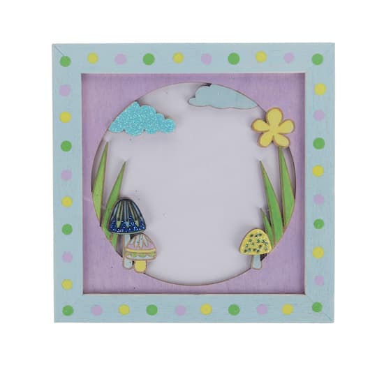 Spring Mushroom Wood Picture Frame Craft Kit by Creatology&#x2122;